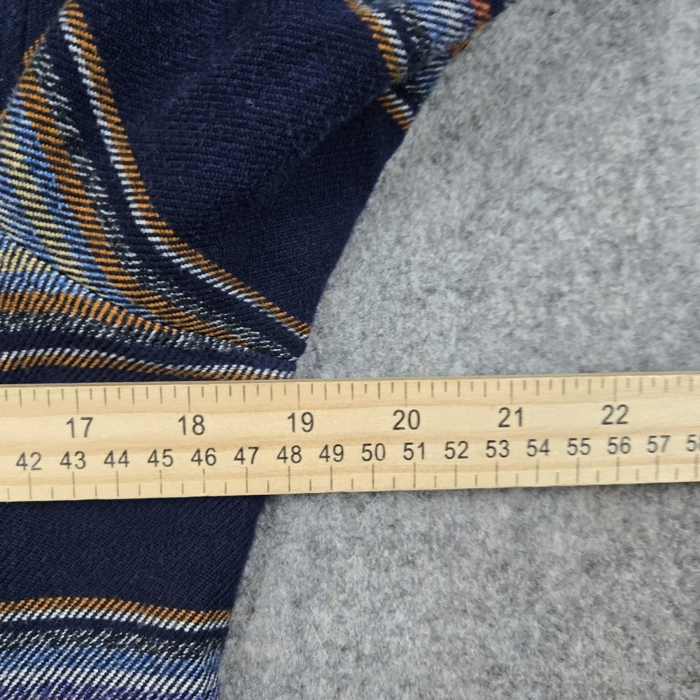 Patagonia Shirt Womens 6 Blue Multicolor Striped Organic Cotton Button Up‎ - Picture 8 of 12
